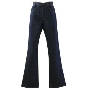 70s Vintage Levis Bell Bottoms Womens 00 Indigo Flare Jeans Deadstock Boho Bells